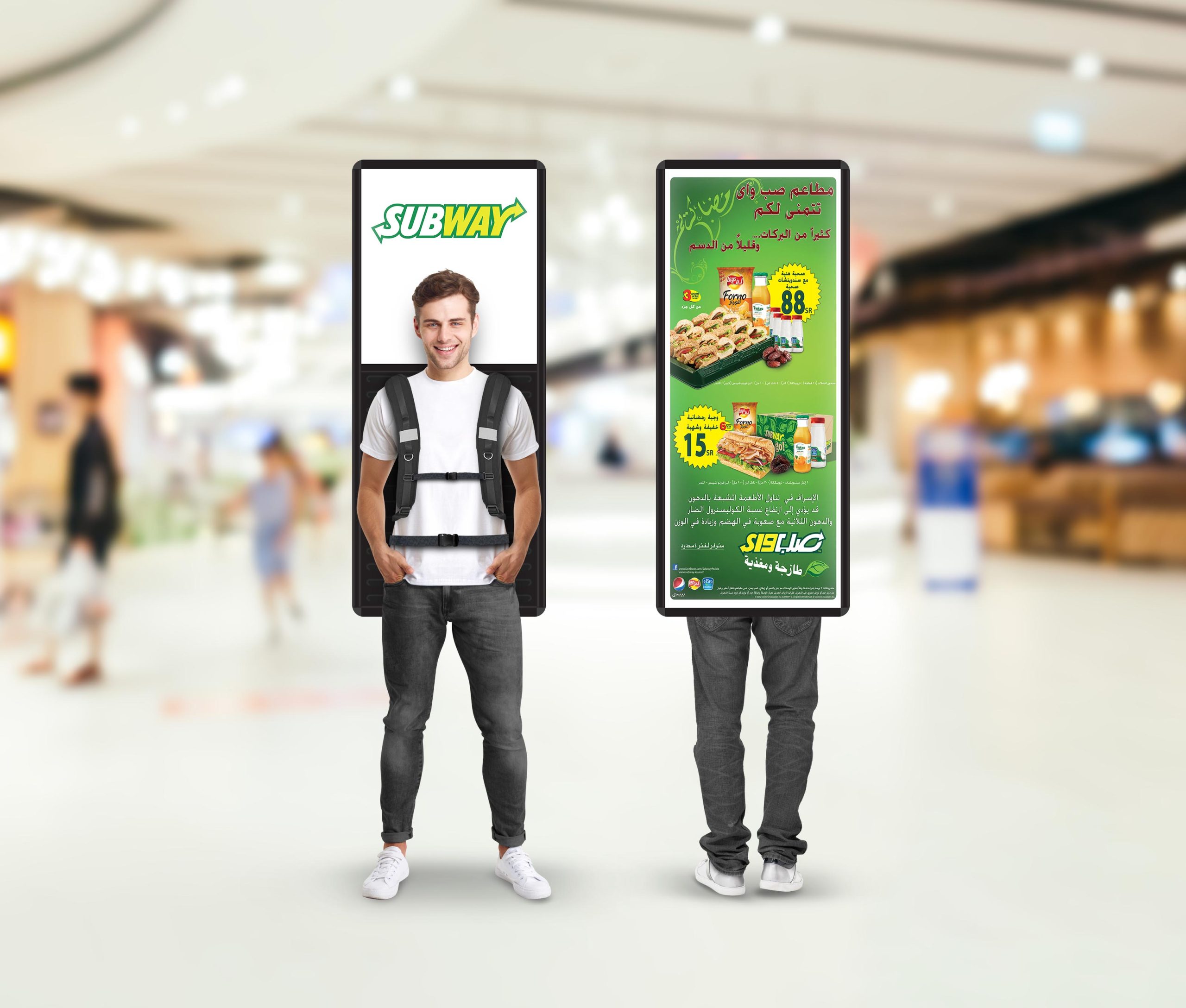 Full length portrait of a cheery young man in volunteer t-shirt showing ok gesture and looking at camera isolated over white background